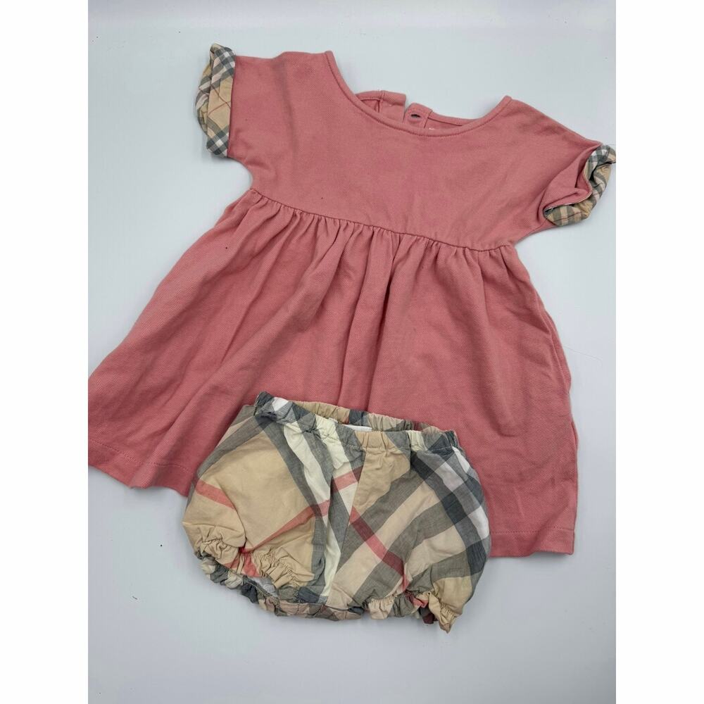 Burberry nova check dress + bloomers 12m